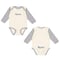 RS Infant Baby Rib Lap Shoulder LongSleeve Creeper